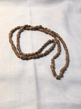 Unusual ~~~ 17 in Wooden Bead NECKLACE ~~~